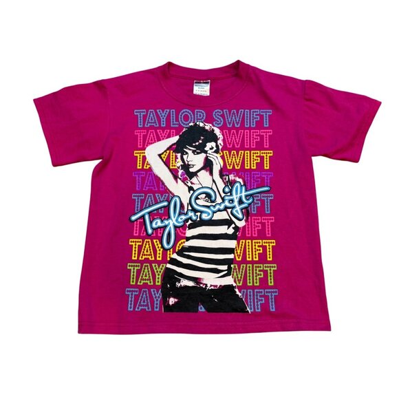 Y2K Taylor Swift Baby Tee YOUTH Medium 10/12 - Picture 1 of 5
